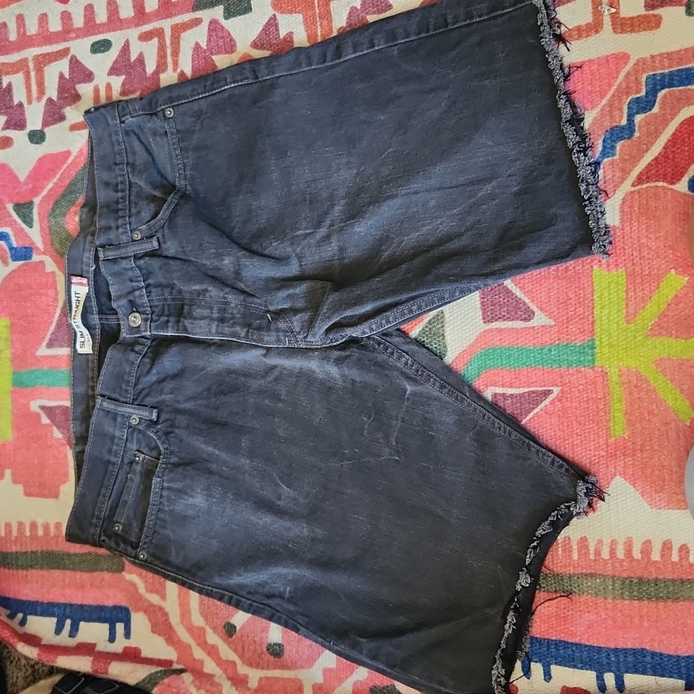 Levis upcycle jean shorts 40/30